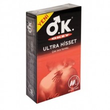 OKEY ULTRA HİSSET PREZERVATİF 10 LU PAKET