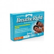 BREATHE RİGHT ŞEFFAF BURUN BANDI 10 ADET