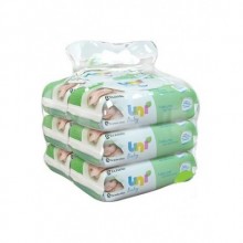 UNİ BABY NATURAL ISLAK HAVLU 6'LI