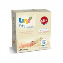 UNİ BABY YENİDOĞAN ISLAK PAMUK MENDİL 12'Lİ