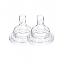 AVENT KLASİK BİBERON EMZİĞİ 3 DELİK 2'Lİ ORTA AKIŞ