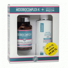 DERMOSKİN MEDOBİOCOMPLEX-K + BİOTİN ŞAMPUAN HED. PAK. KADIN